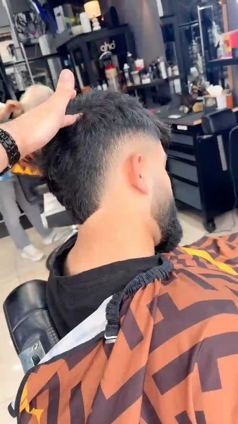 Clean low fade at Ace Cuts barbershop